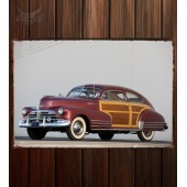 Металлическая табличка Chevrolet Fleetline Aerosedan Country Club Woody